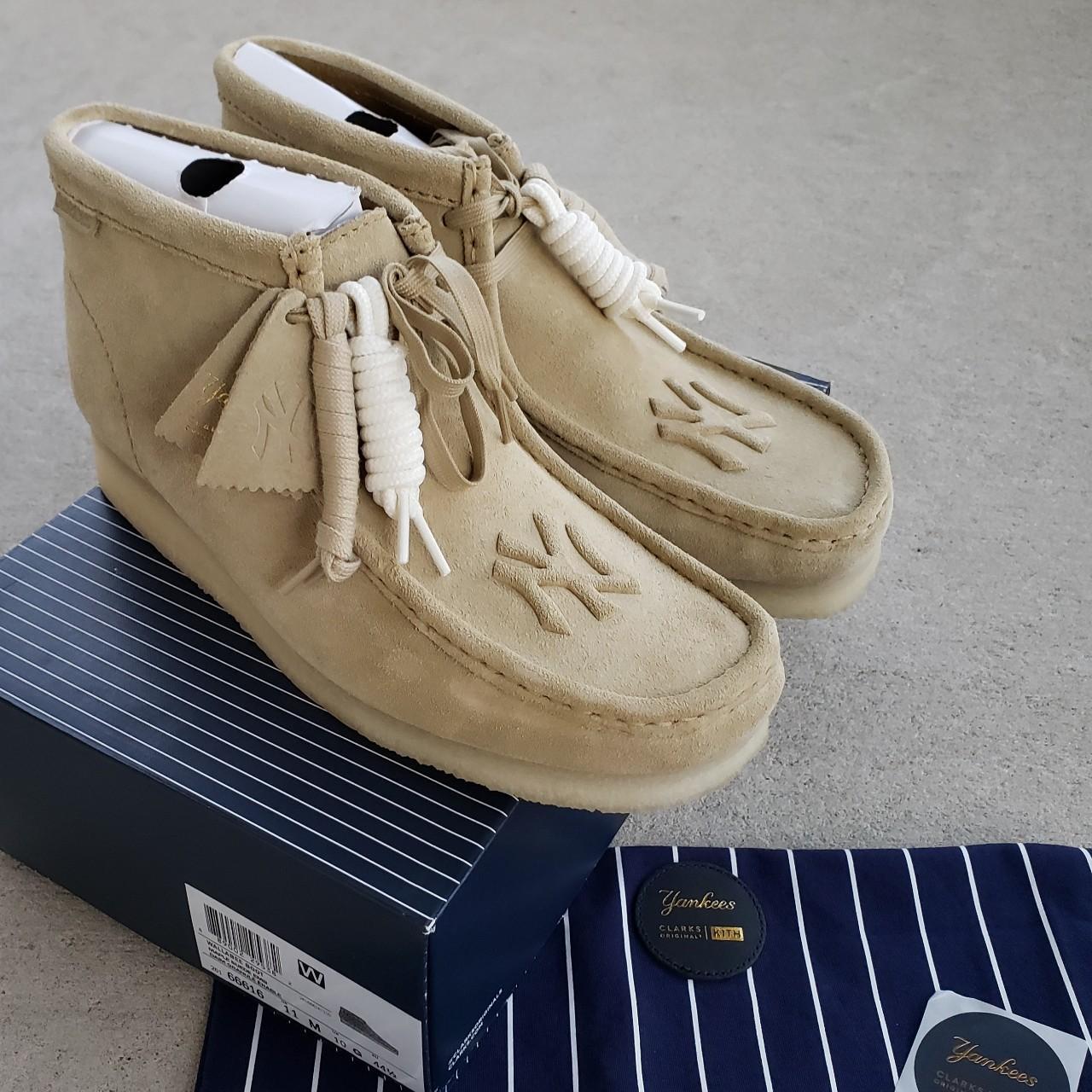 Kith Clarks for NY Yankees Wallabee-