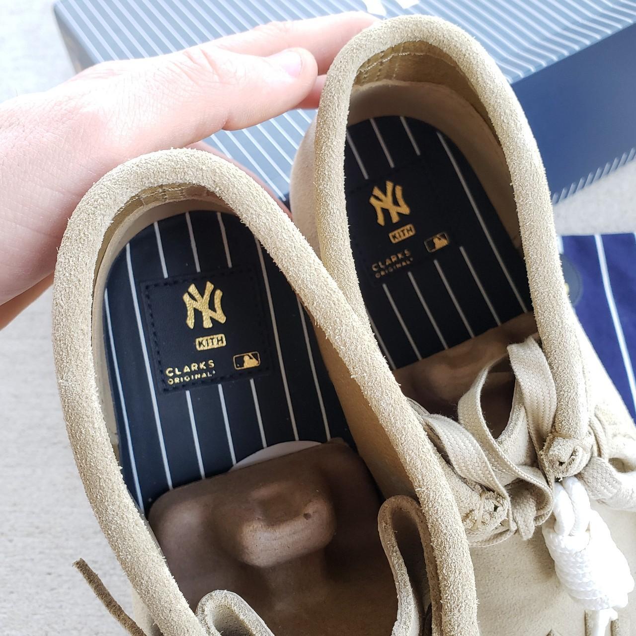 KITH × MLB for Clarks Originals Wallabee Lo Yankees 