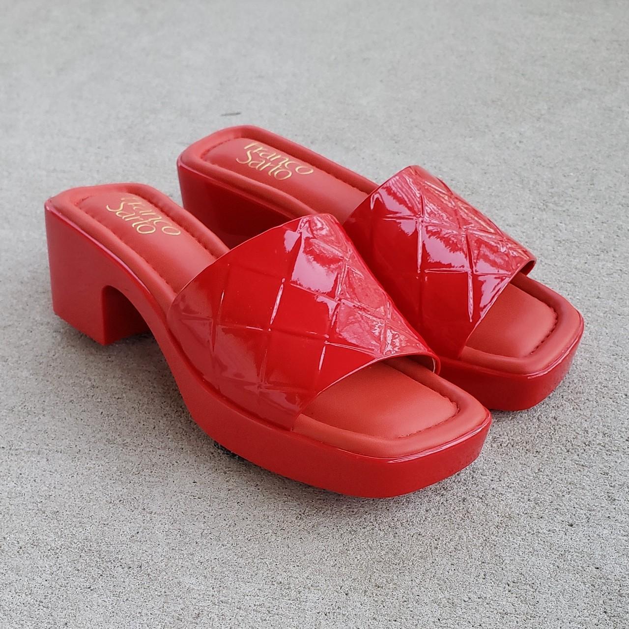 Buy Franco Red Jelly slides, Red Slides, summer flip-flop