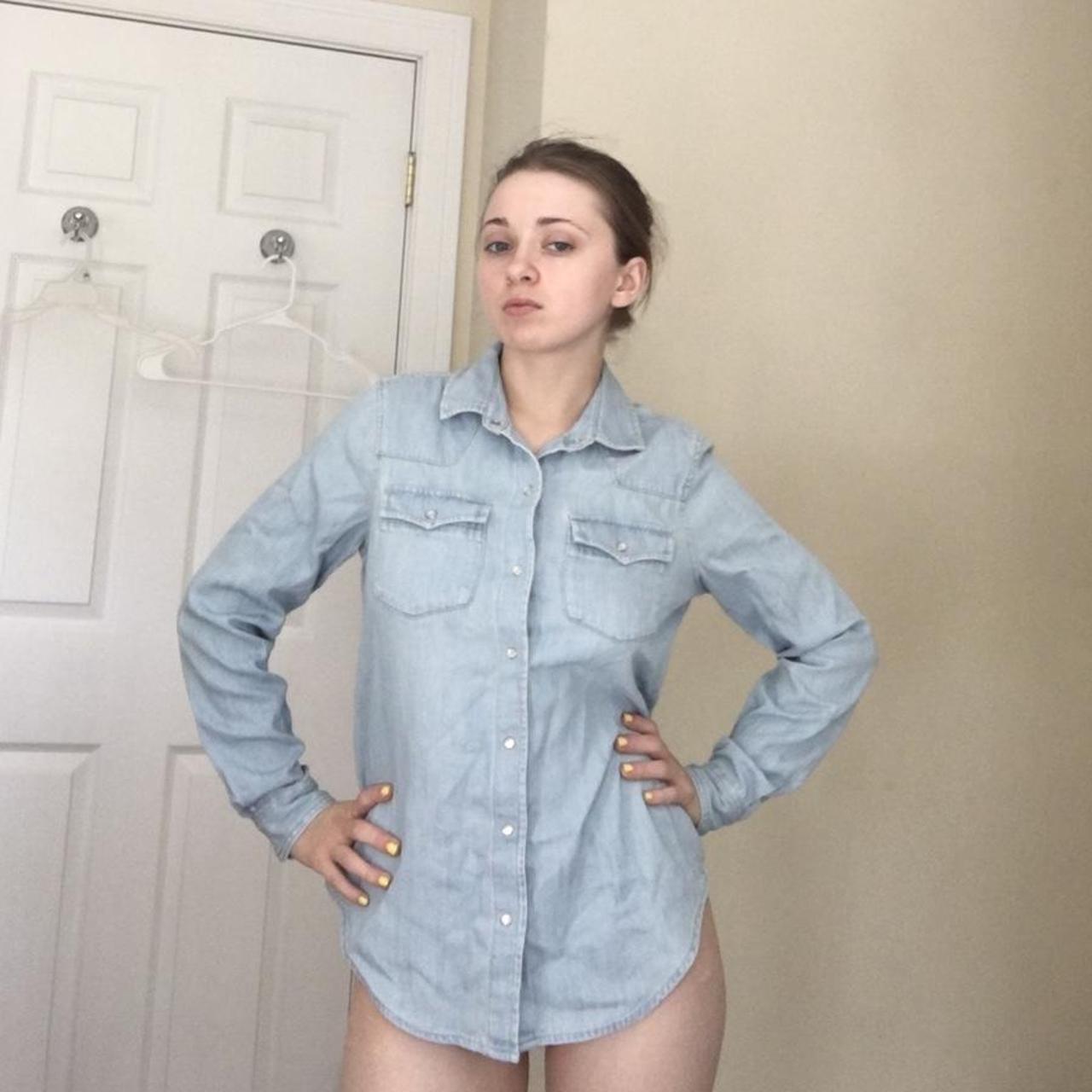 Old Navy Farmer Denim Shirt! Cute On Its Own Or Over... - Depop