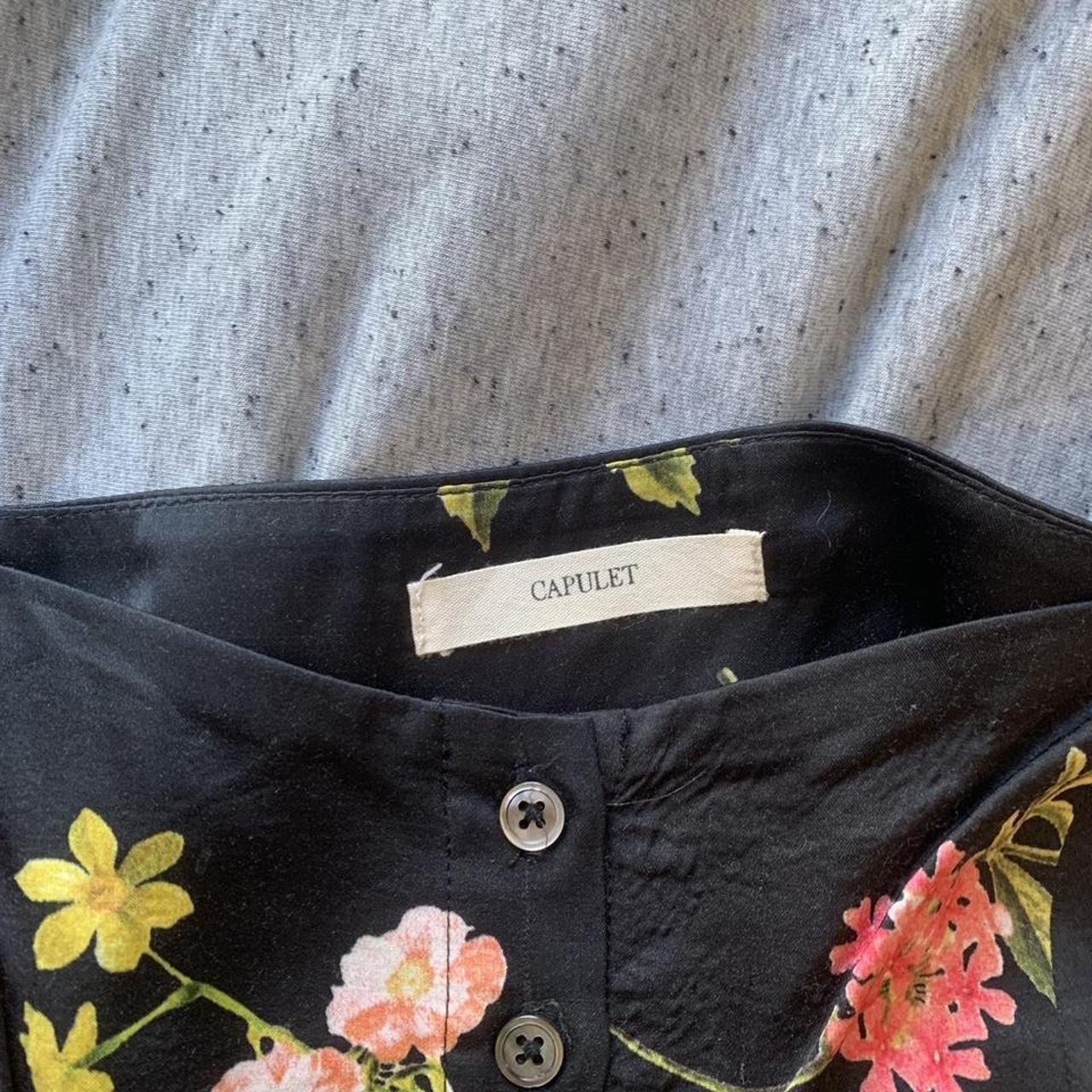Capulet Women's Black and Pink Blouse (3)