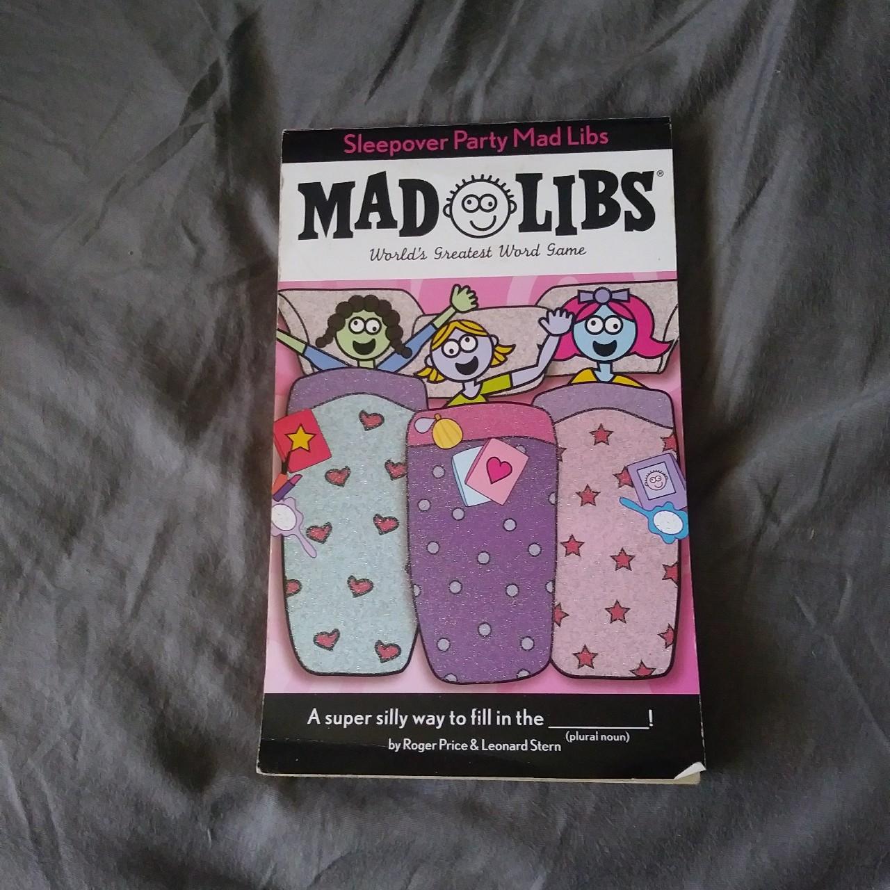 Mad Libs Sleepover Party Mad Libs