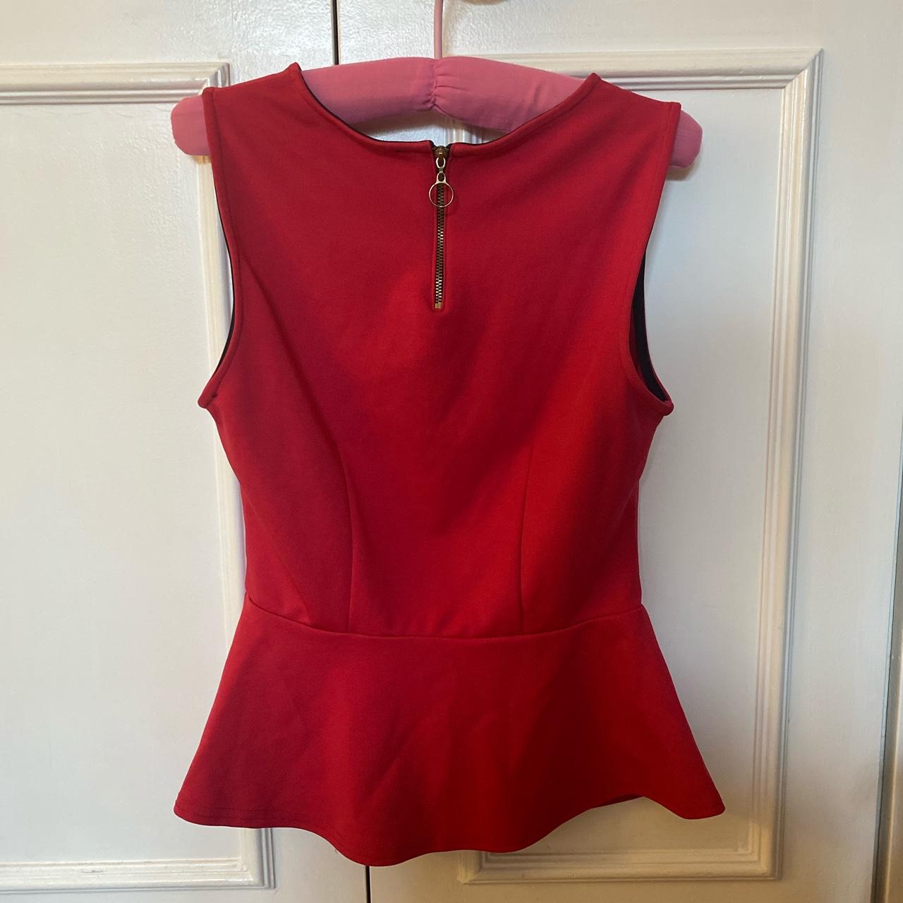 Zara Women's Red Shirt | Depop