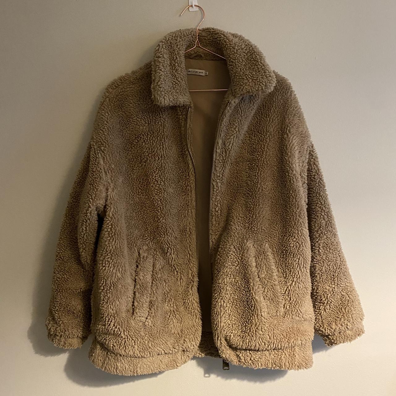 Urban outfitters light before dark teddy coat worn. Depop