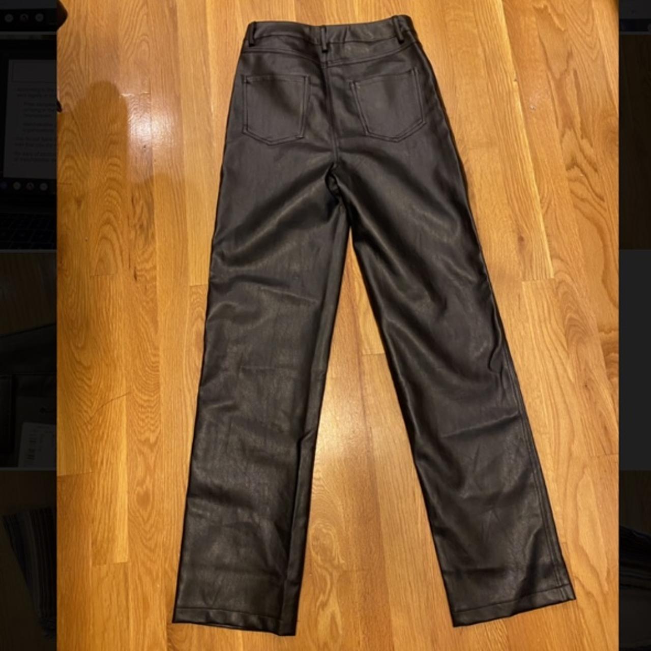 BRAND NEW Motel Rocks Zova wide leg leather pants Depop