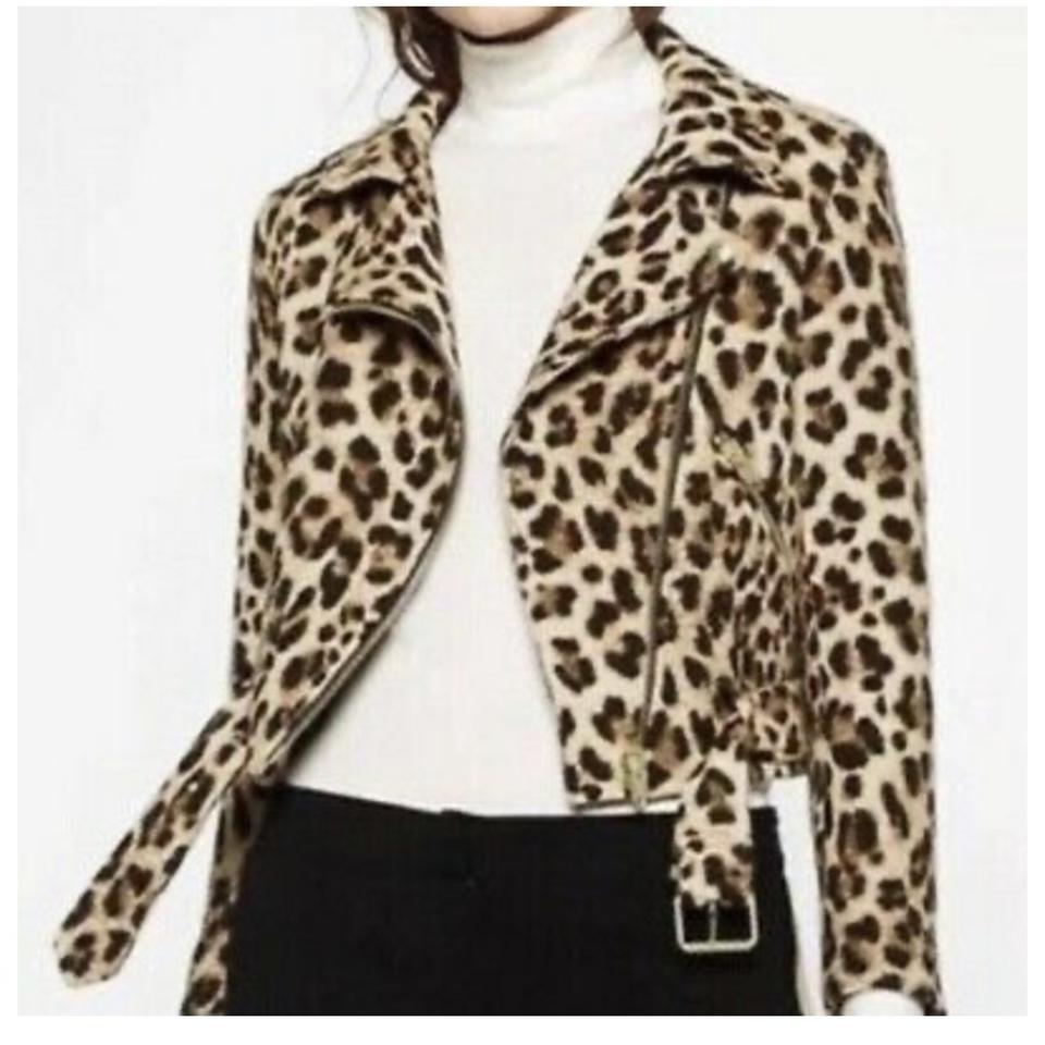 Leopard print hot sale jacket zara