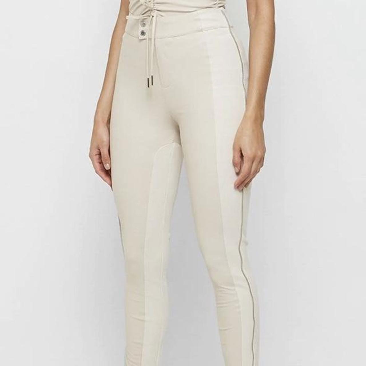 Manière de voir vegan leather split leggings in - Depop