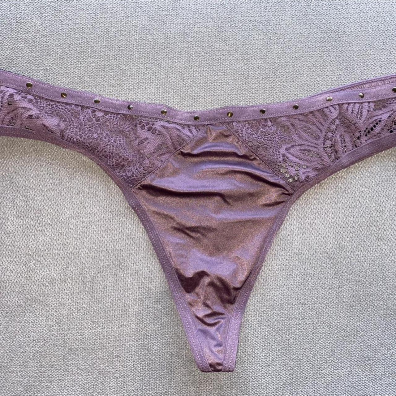 NWOT Pink Victoria's Secret Velvety Red Panties - Depop