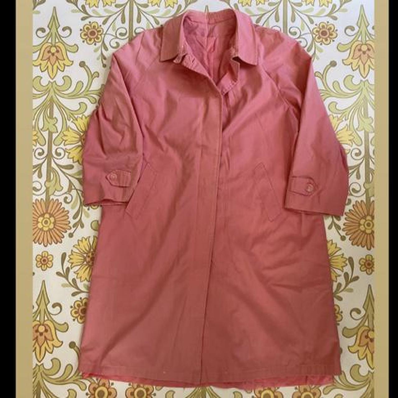 vintage 60s salmon pink lightweight jacket perfect... Depop