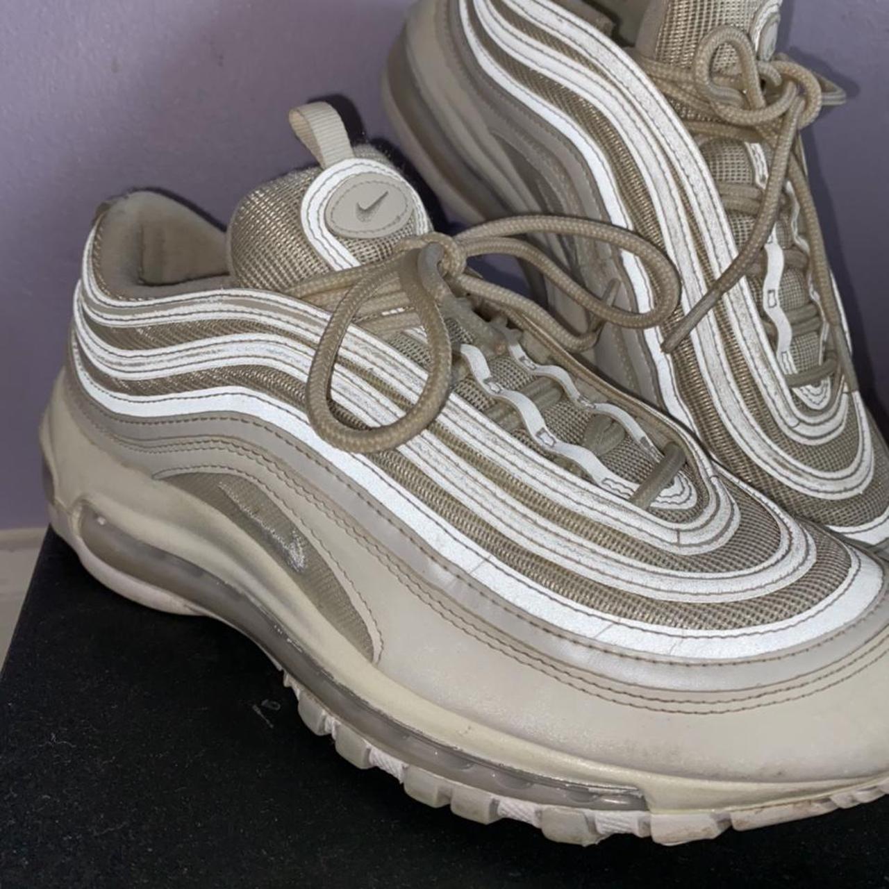 nike white reflective 97s