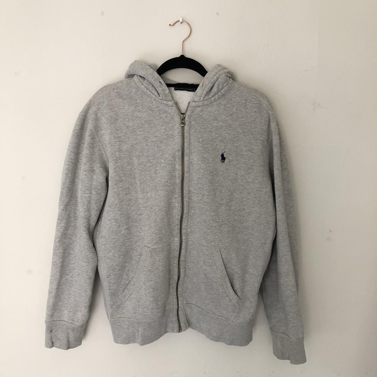 Polo Ralph Lauren zip hoodie - Small stains on... - Depop