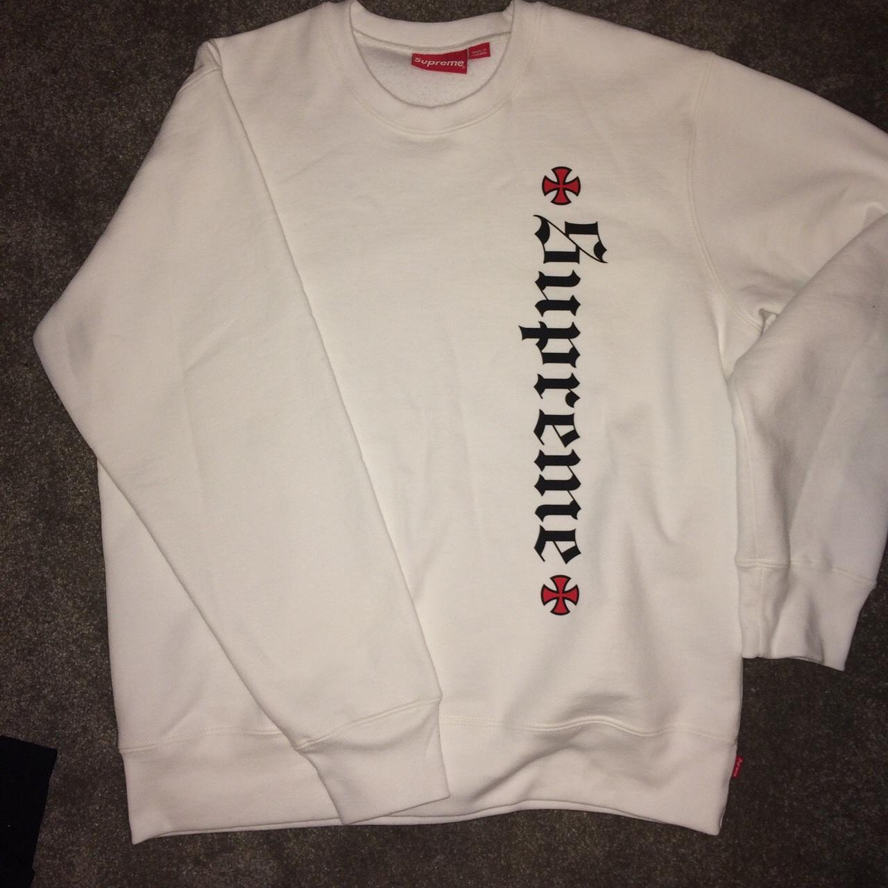 Supreme x independent F*uck The Rest Crewneck... - Depop