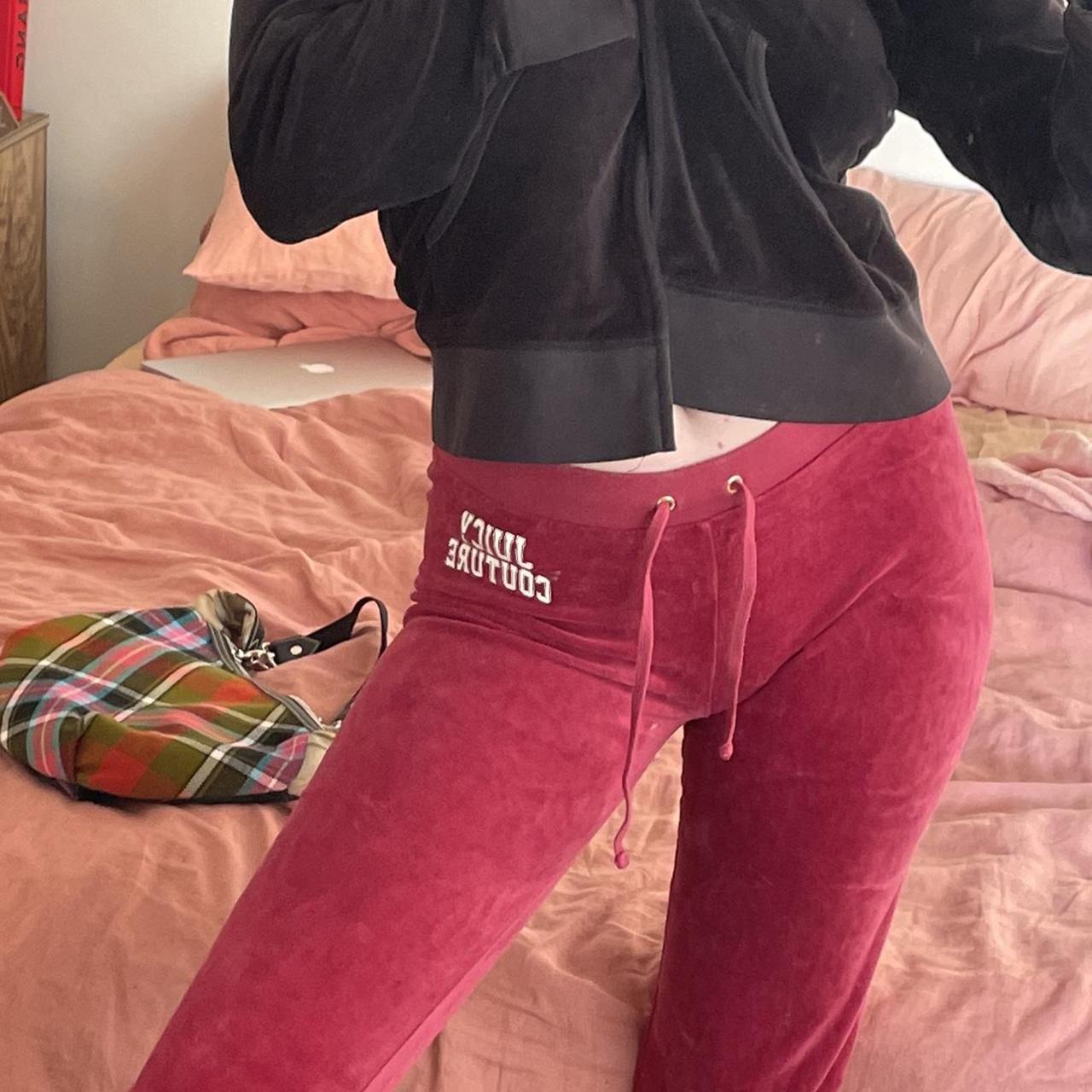 Juicycouture X Asos Collab Burgundy Tracksuit Depop