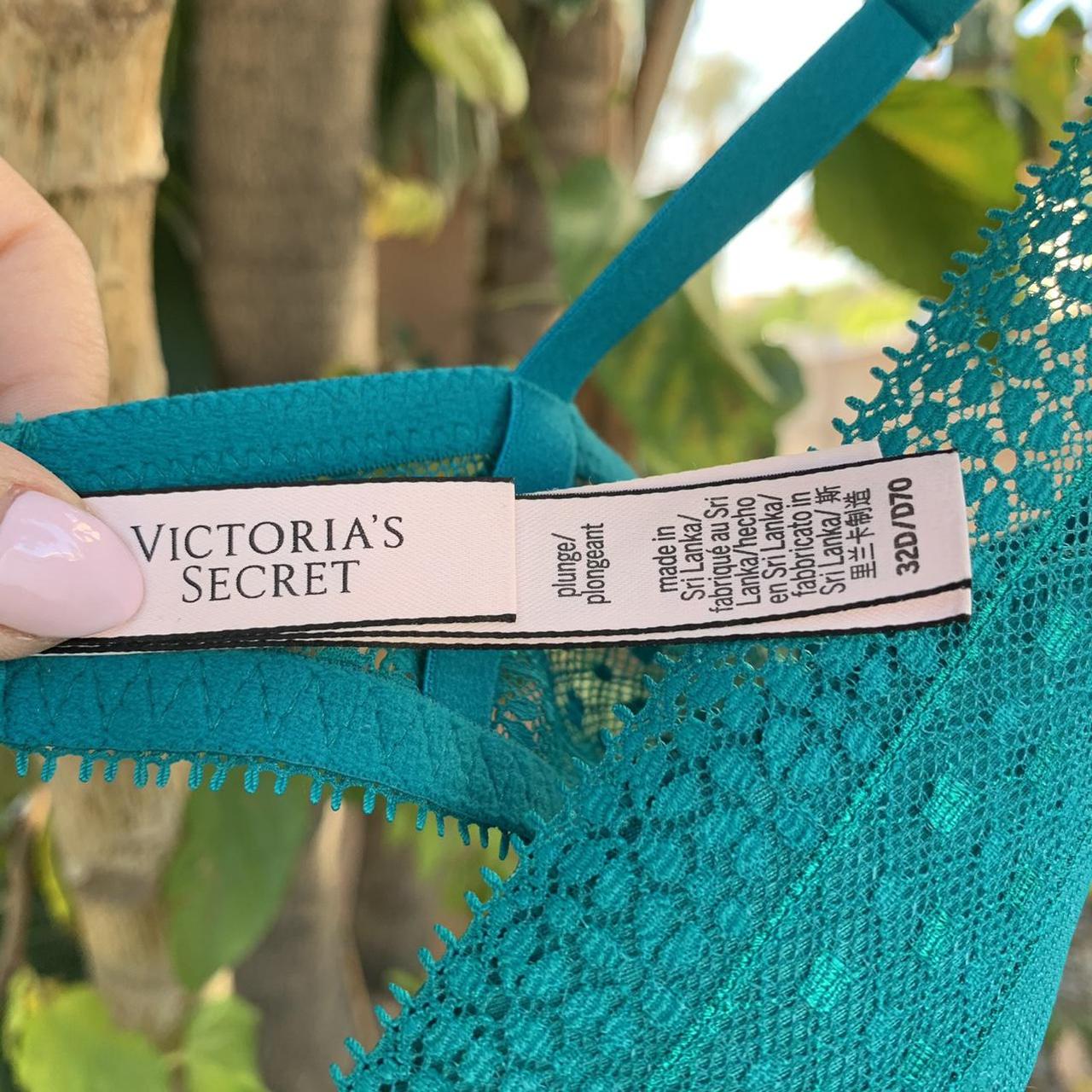 Victoria's Secret Women's Blue Bra Depop