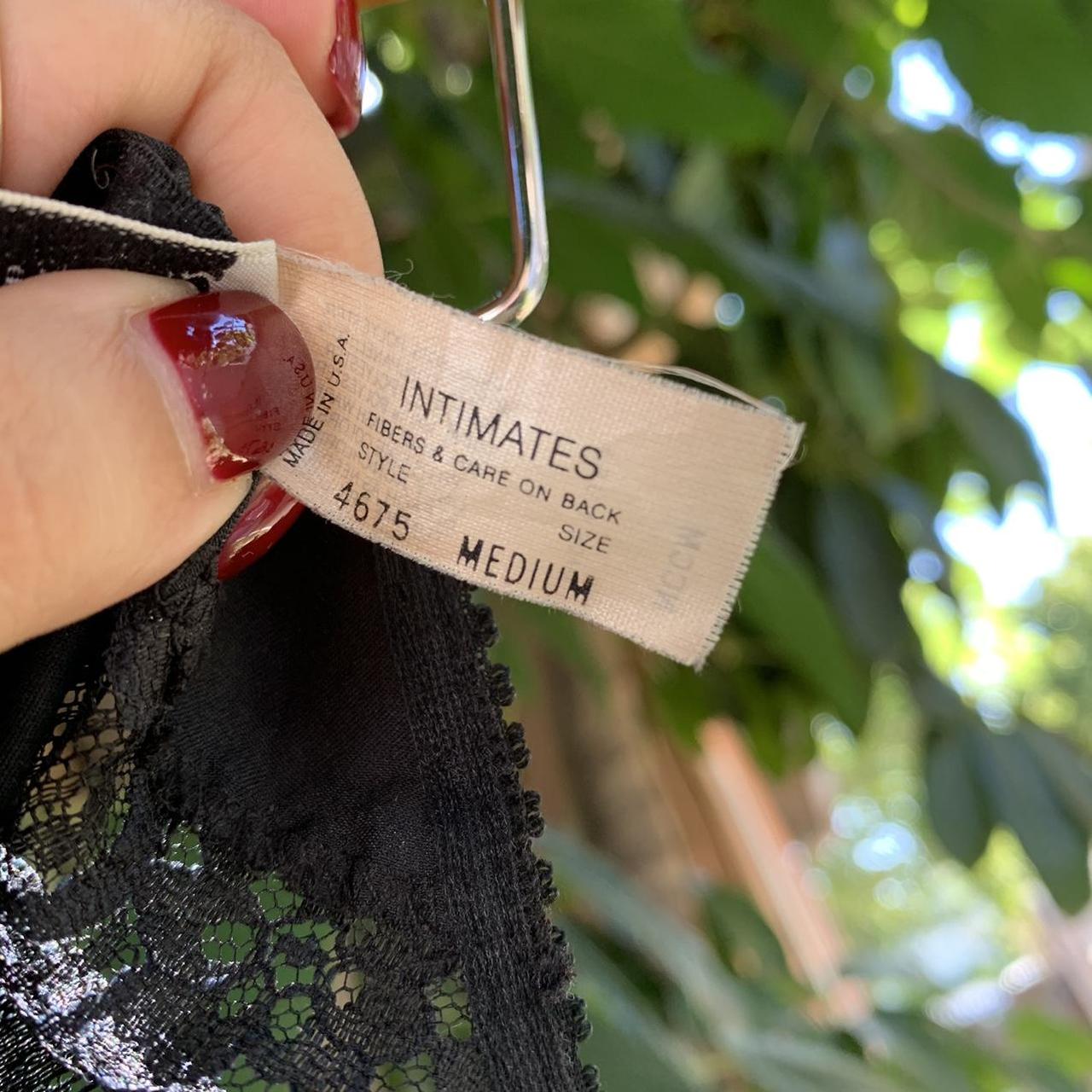 Vintage Christian Dior black garter belt with... Depop