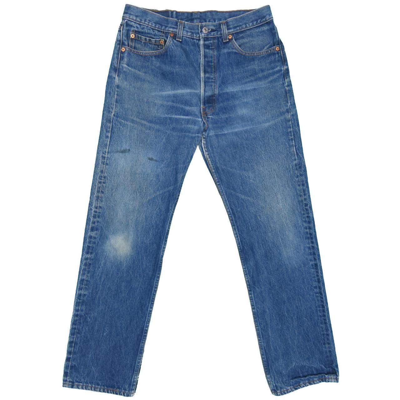 1990s Vintage Levis 501 Jeans 31x30 100%... - Depop