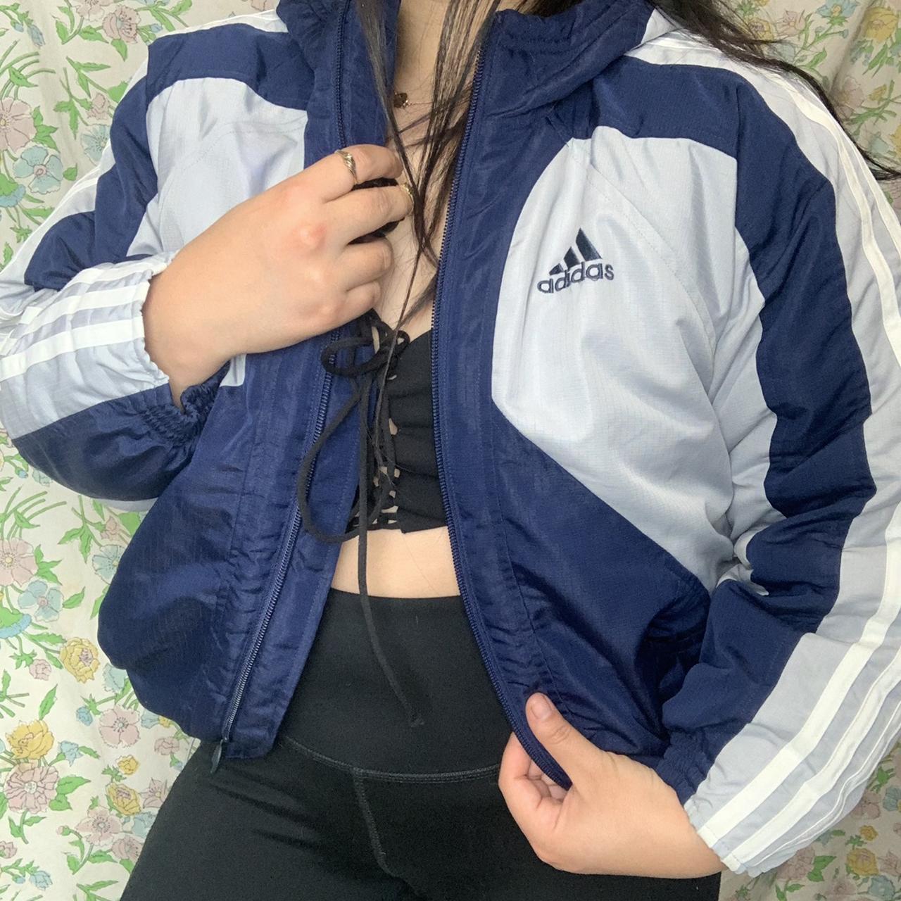 Adidas puffer jacket In good condition. Front... - Depop