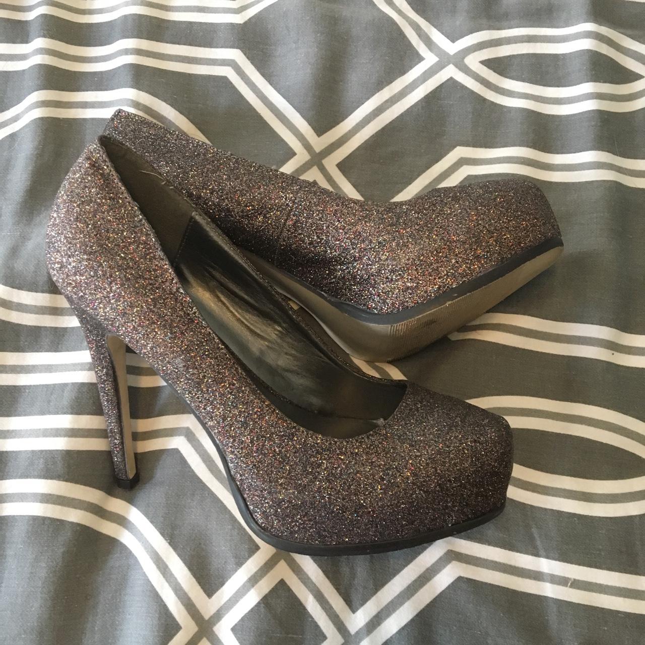 Sparkly Madden Girl high Worn