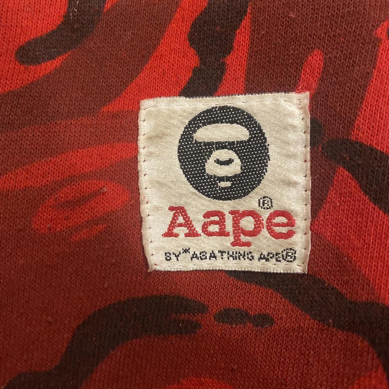 Aape - Aape by Bape Camo Hoodie- Camo Red – Streetwear Official