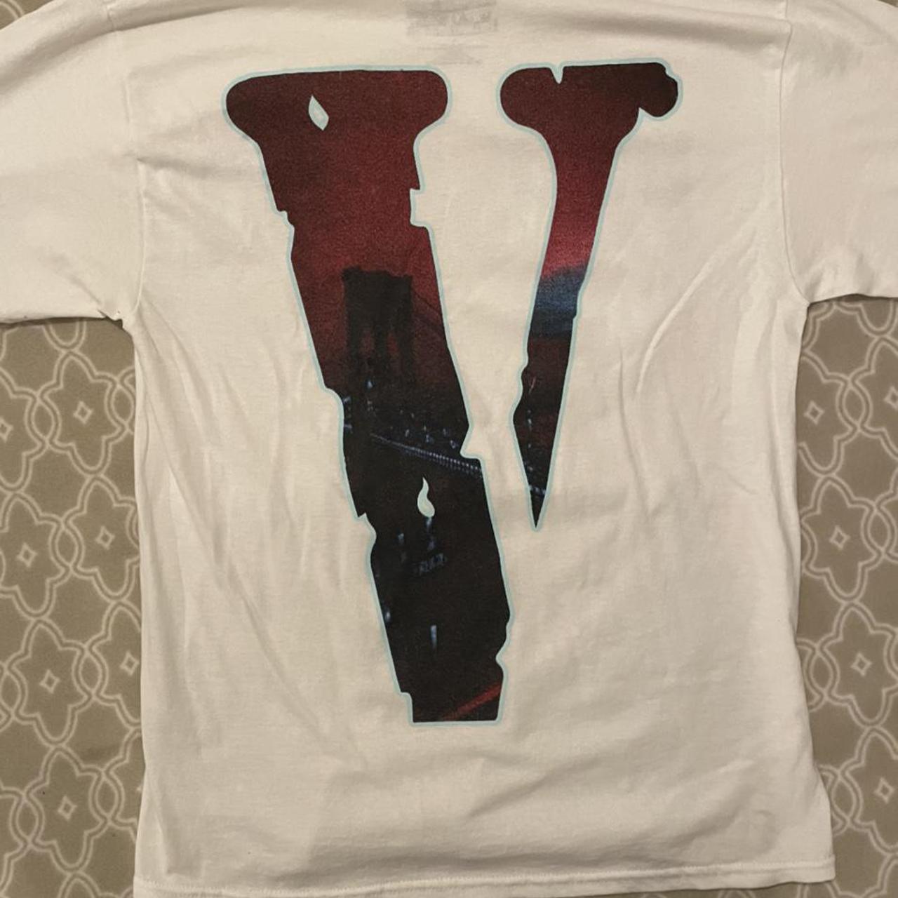 Vlone Men's White Tshirt Depop