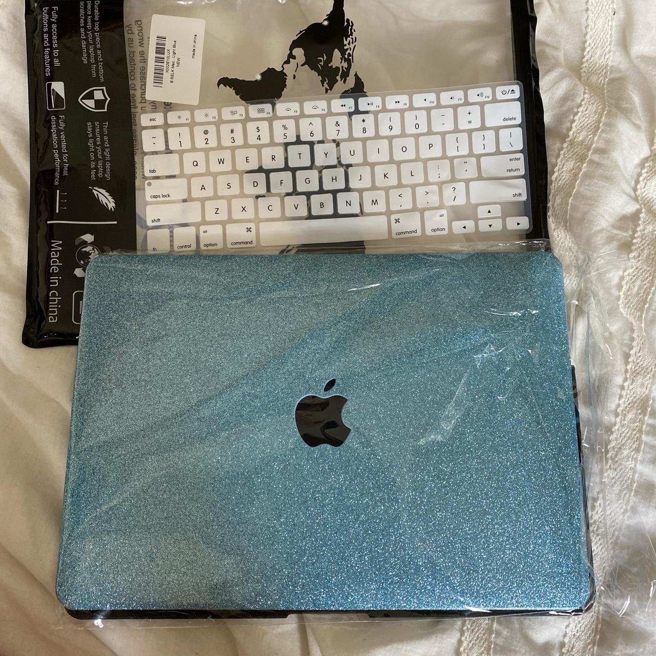 Silver Glitter MacBook Case