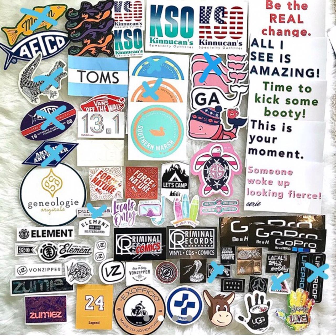 A bunch of random stickers that I'm trying to get - Depop