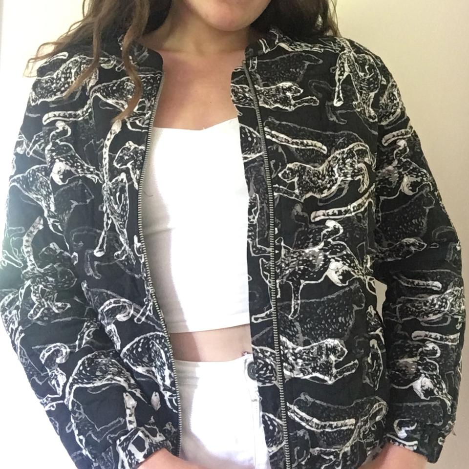 H&m on sale cheetah jacket