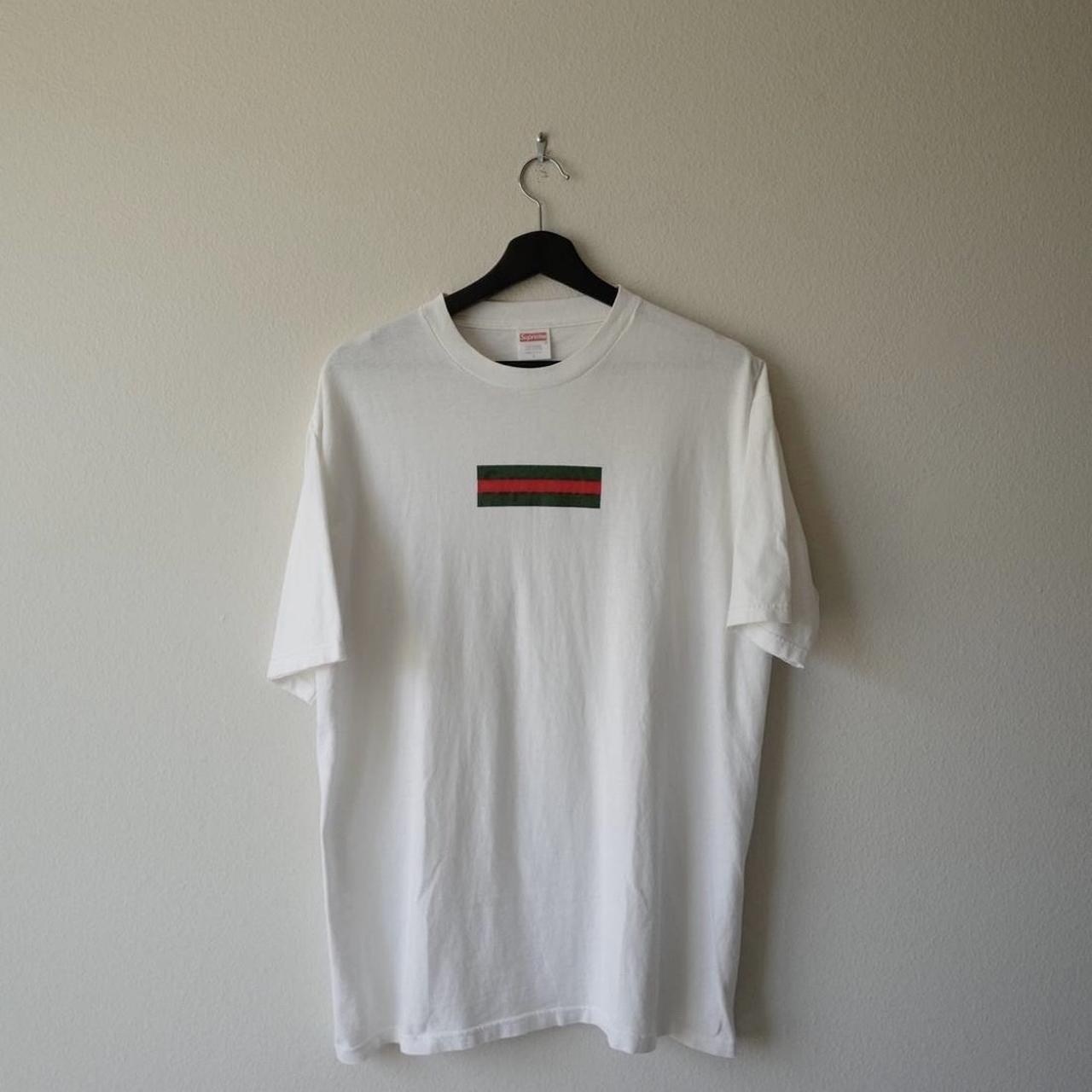 Supreme gucci box outlet logo t shirt