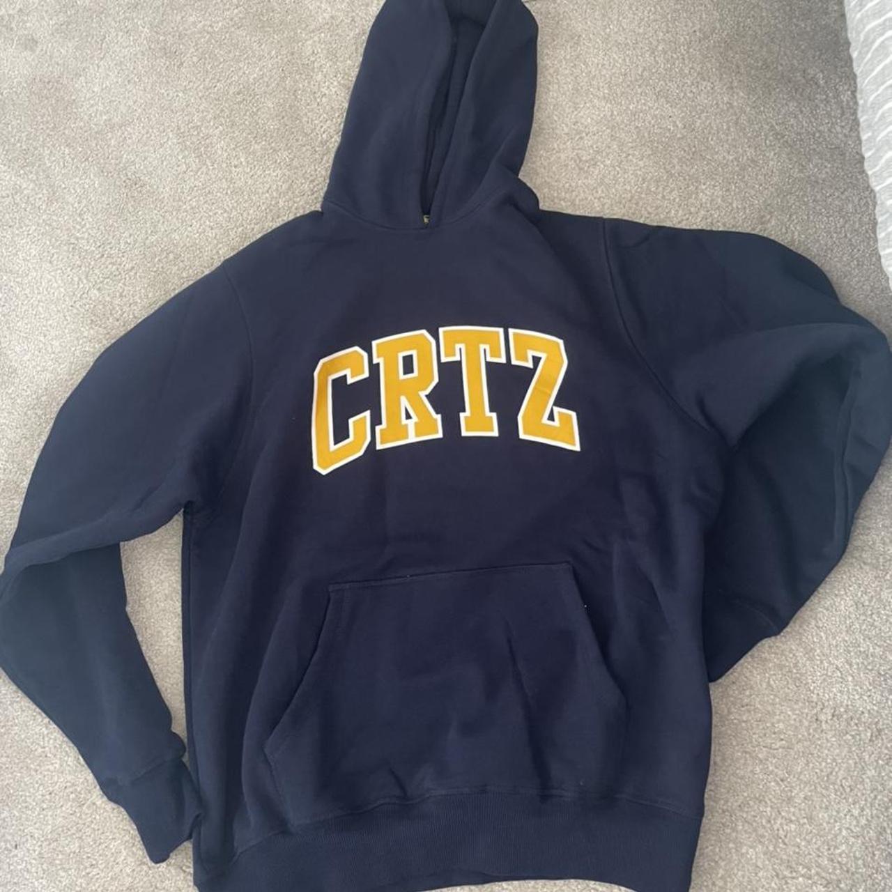 Corteiz navy blue drop out hoodie medium. #CRTZ... - Depop