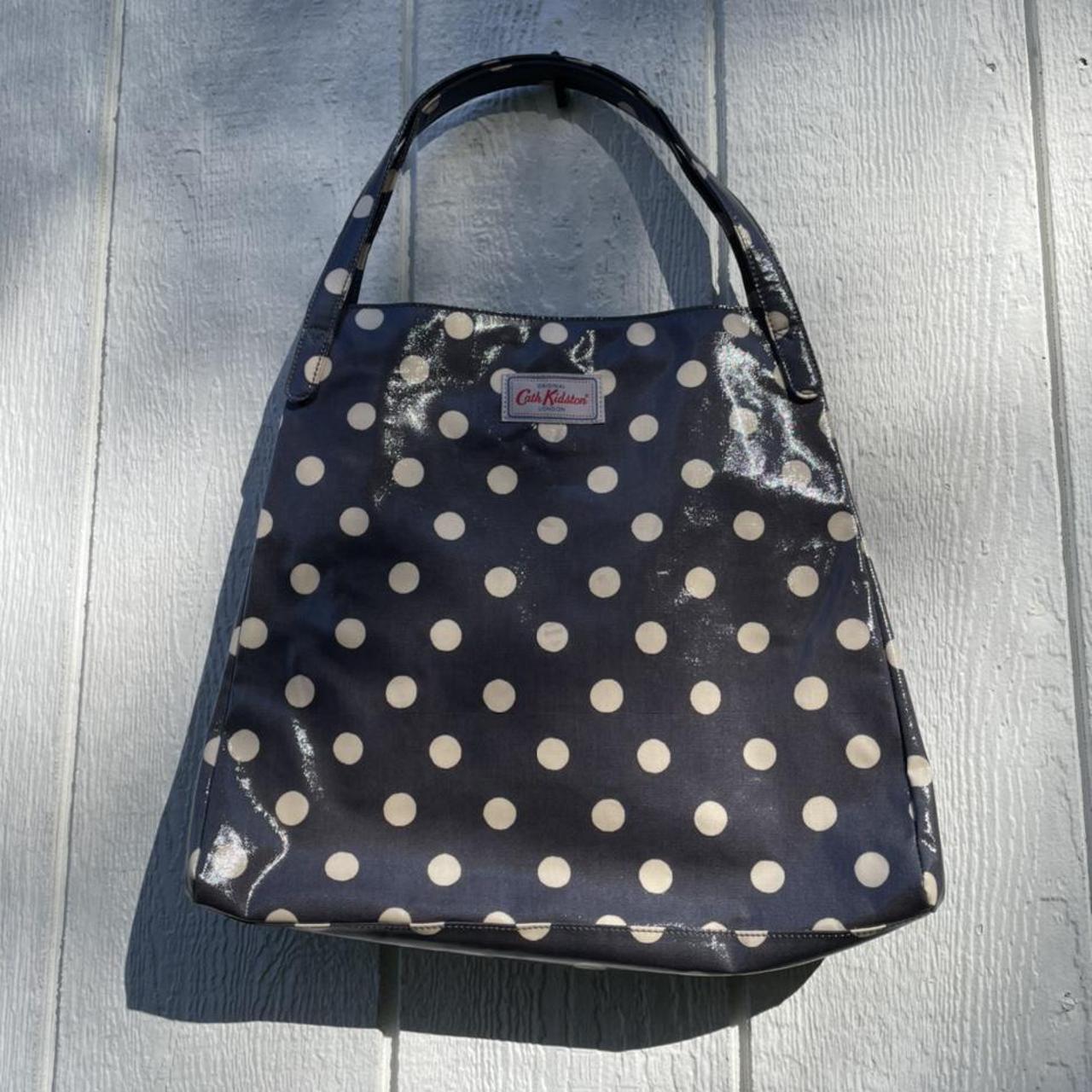 Super cute Cath Kidston polka dot shoulder bag.... Depop