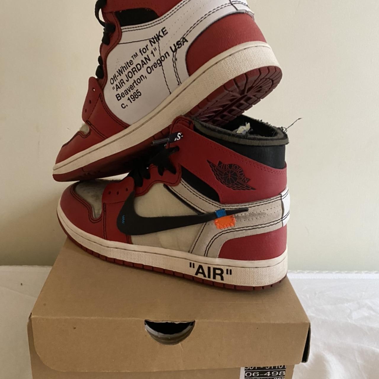 Off white Jordan 1 1st of the 10 Worn Highest... - Depop