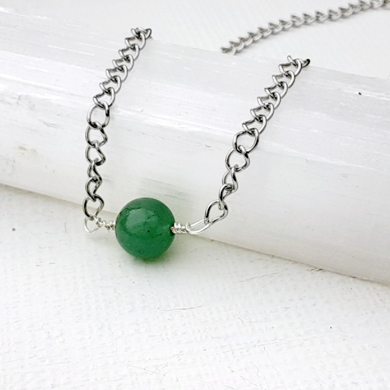 Genuine polished round Green Aventurine crystal... - Depop