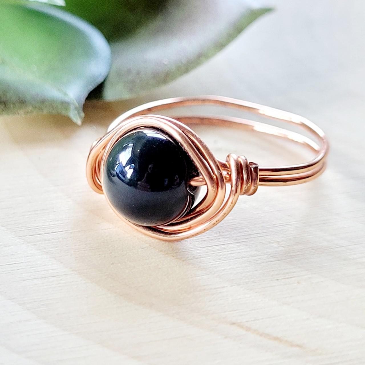 Product Image 2 - Crystal ring.
Genuine polished Rainbow Obsidian