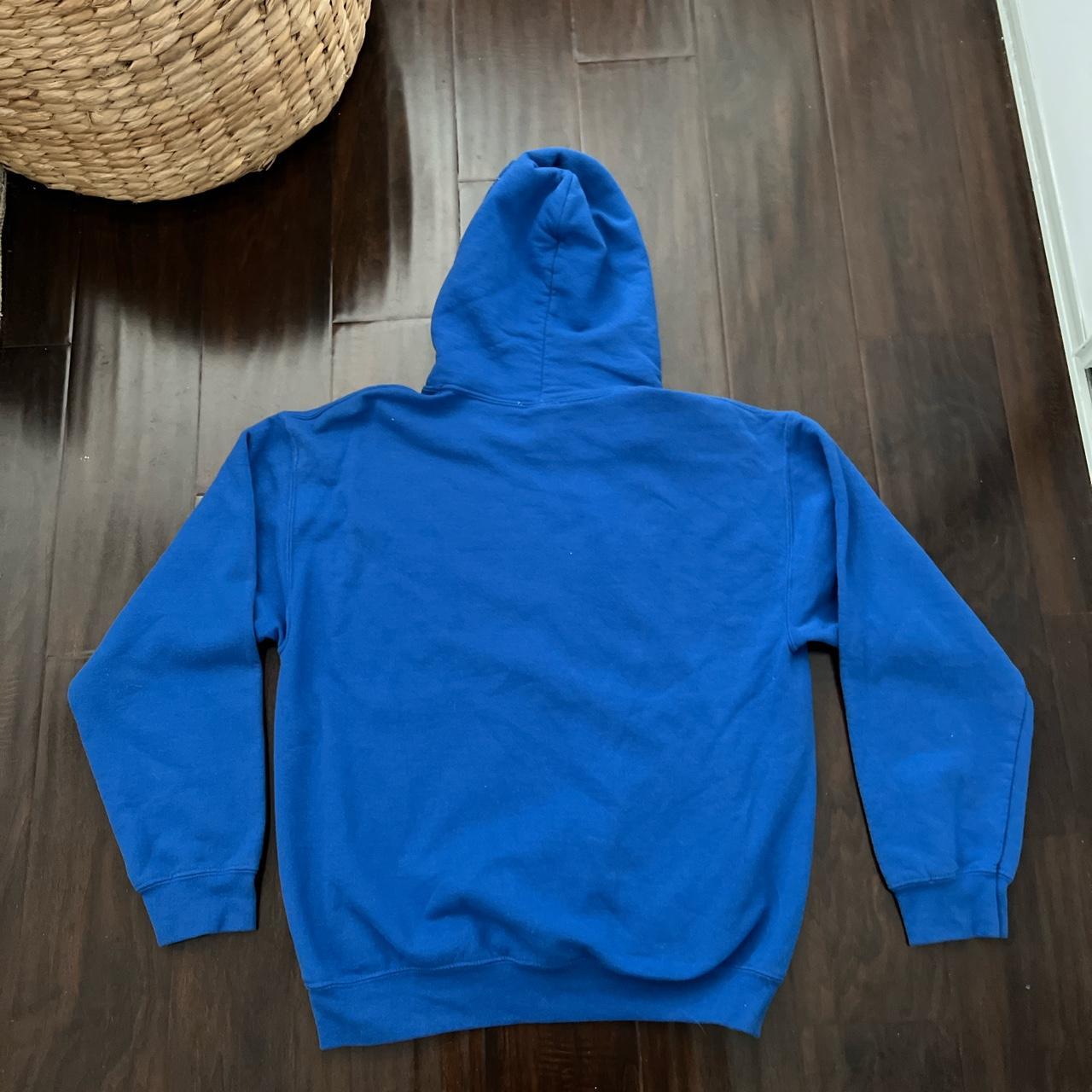 Blue I 💙 NY hoodie - Depop