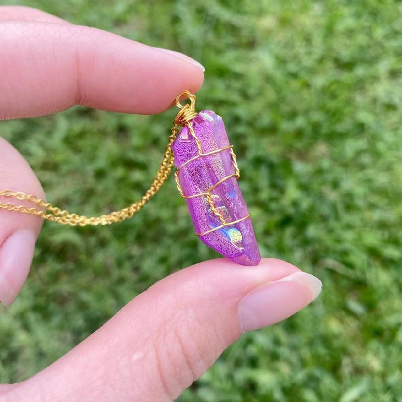 Women's Purple and Gold Jewellery