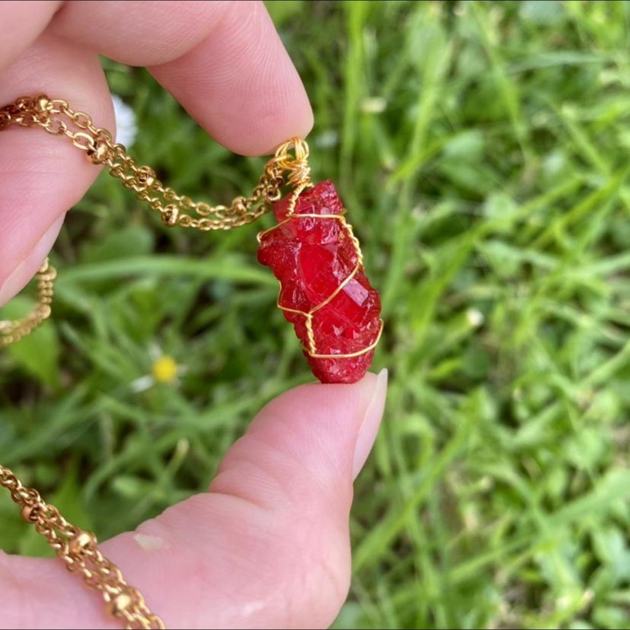 Product Image 1 - Red crystal wrapped in gold