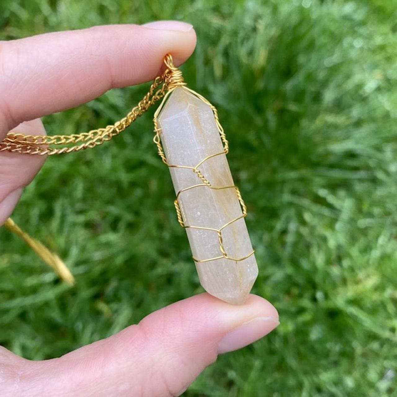 Product Image 2 - A citrine point wrapped in