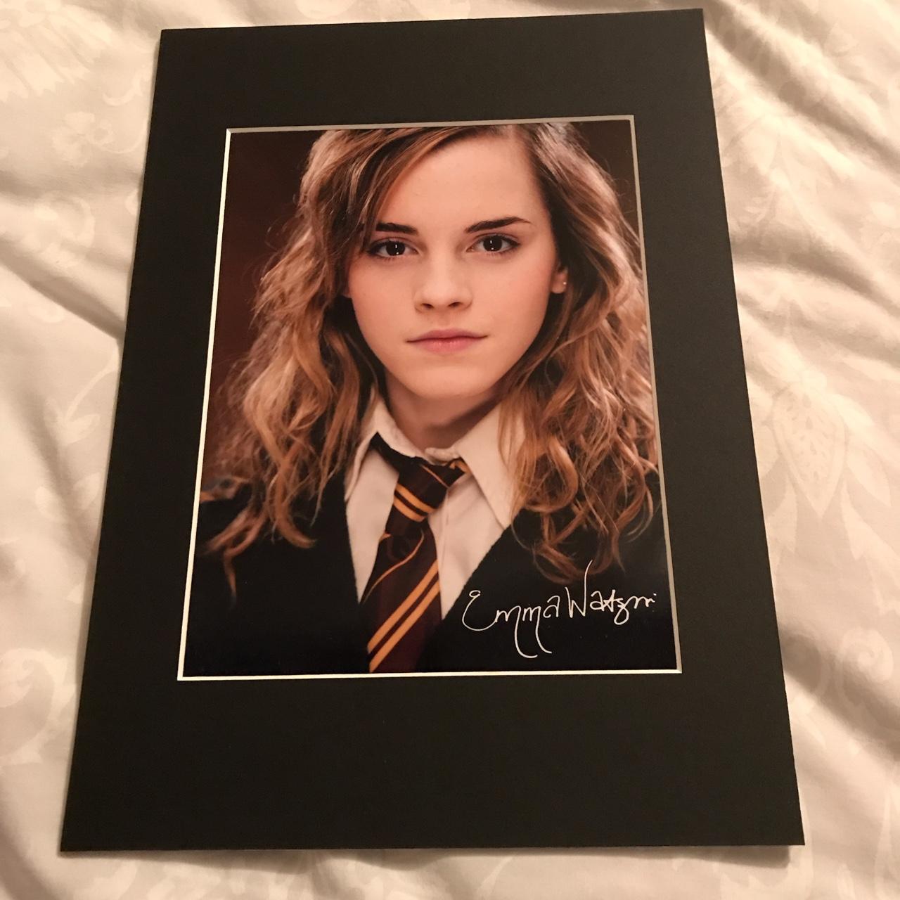 Emma Watson Signed Photo Display Hermione Granger Harry Potter 