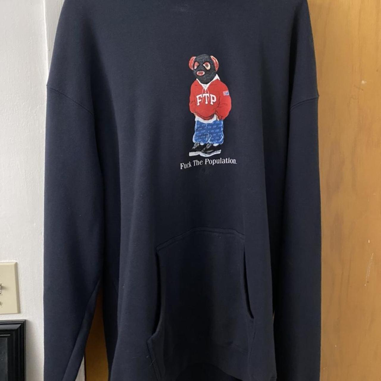 FTP HOODED BEAR CREWNECK size LLarge状態 - スウェット