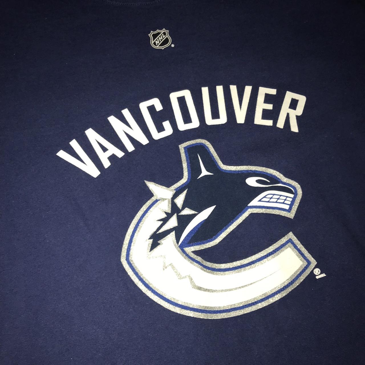 💙 Vancouver canucks reebok official licsenced NHL - Depop