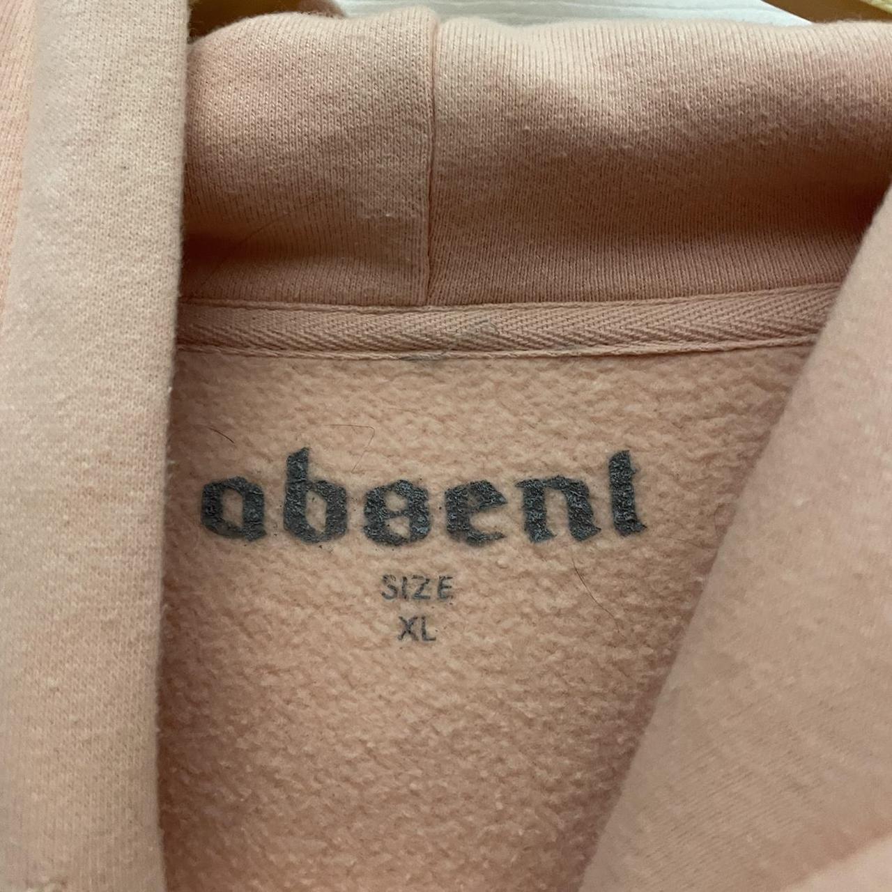 Product Image 2 - 1/26 peach absent rhinestone hoodie