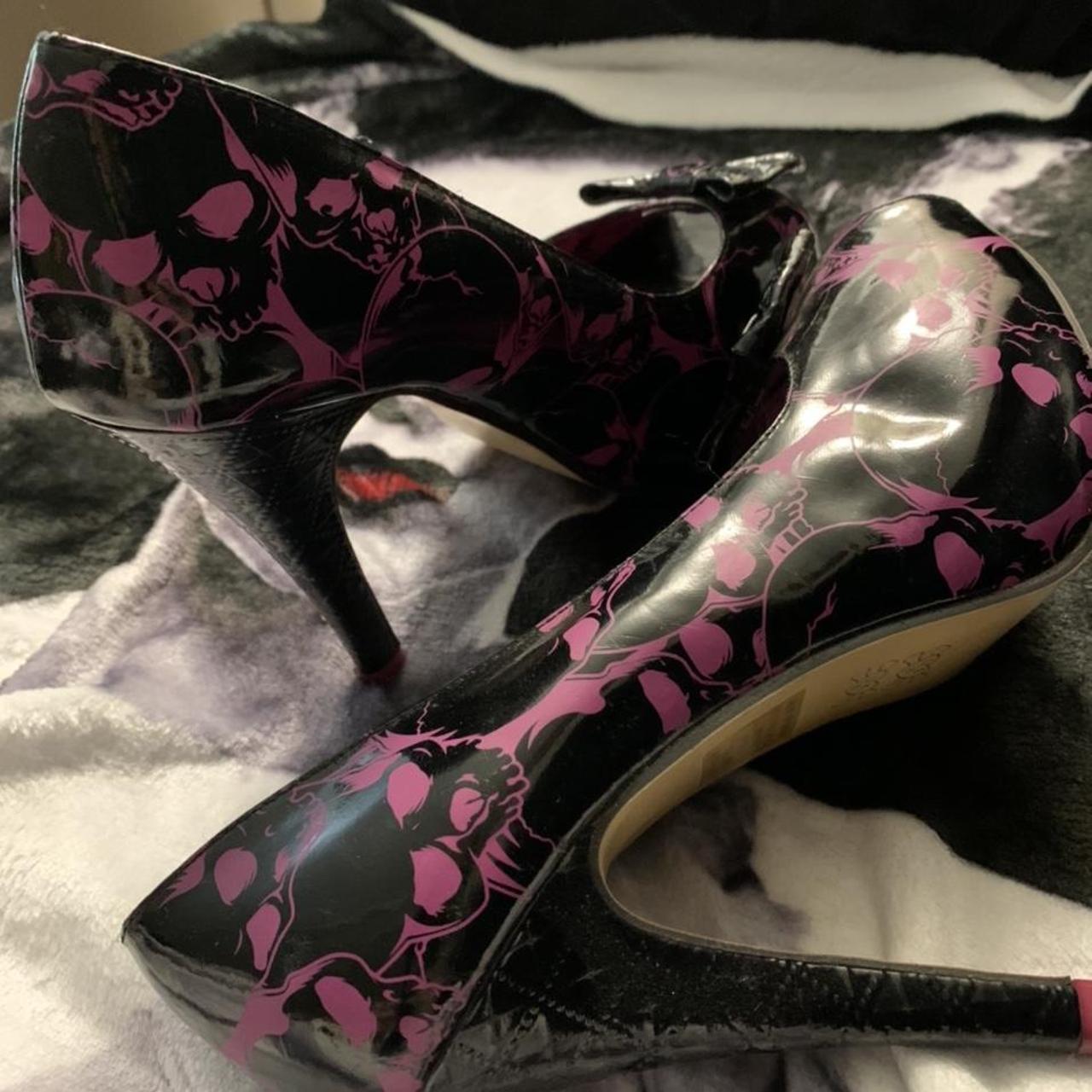 Iron Fist Women's Pink and Black Courts (3)