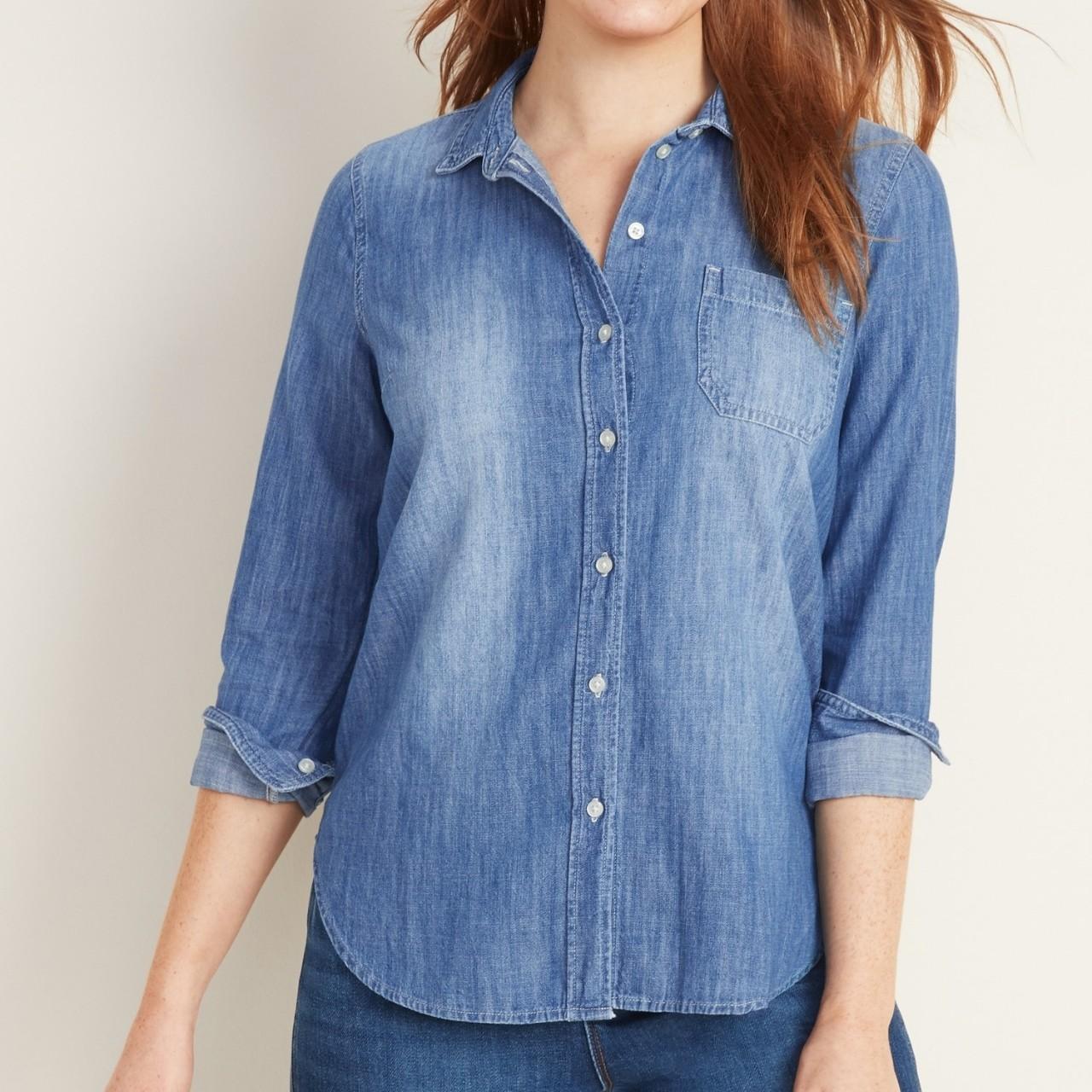 chambray shirts old navy