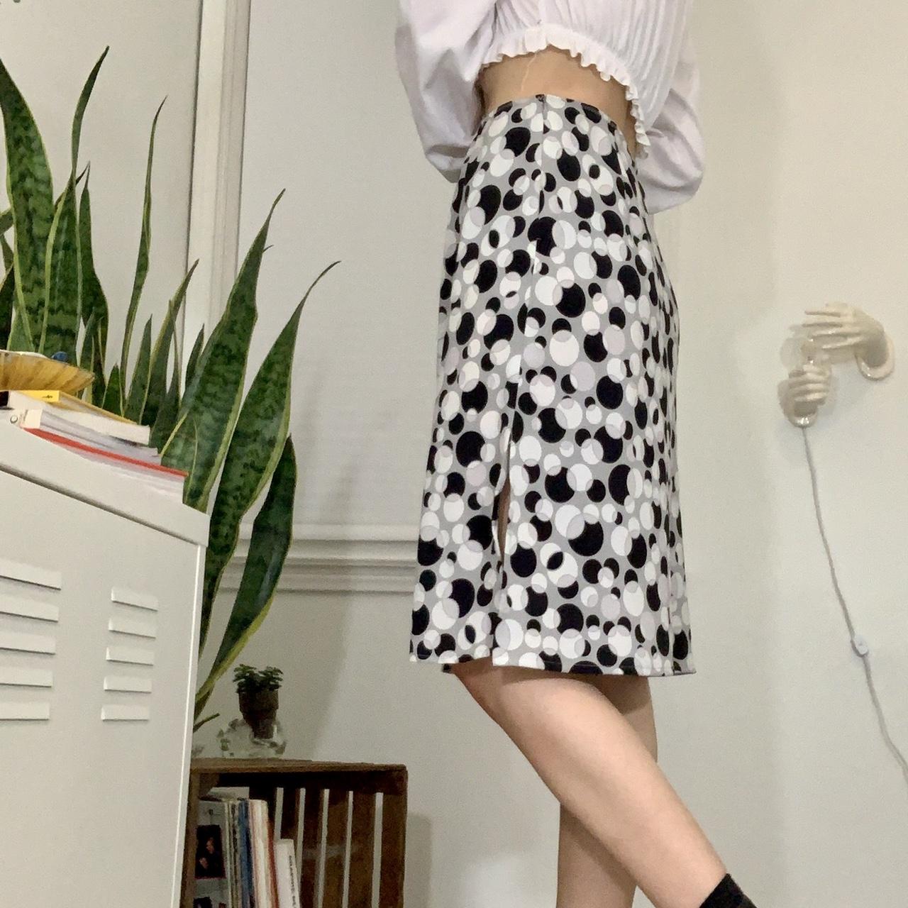 THE LIMITED Women's Black and White Skirt (3)