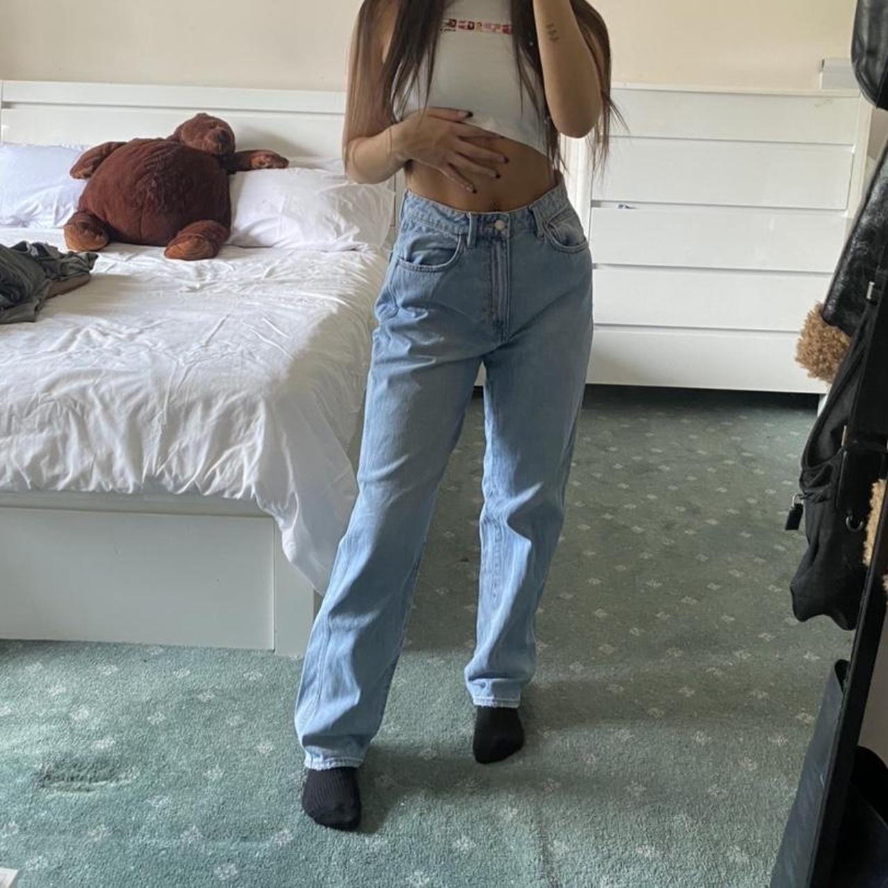 NEUW, SADE BAGGY JEAN in ZERO VINYL, high rise