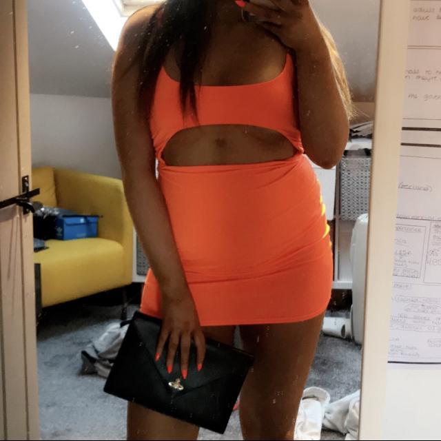 Neon underboob outlet dress