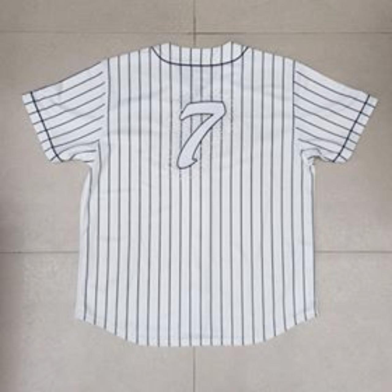 Supreme Rhinestone Baseball Jersey Black for Men