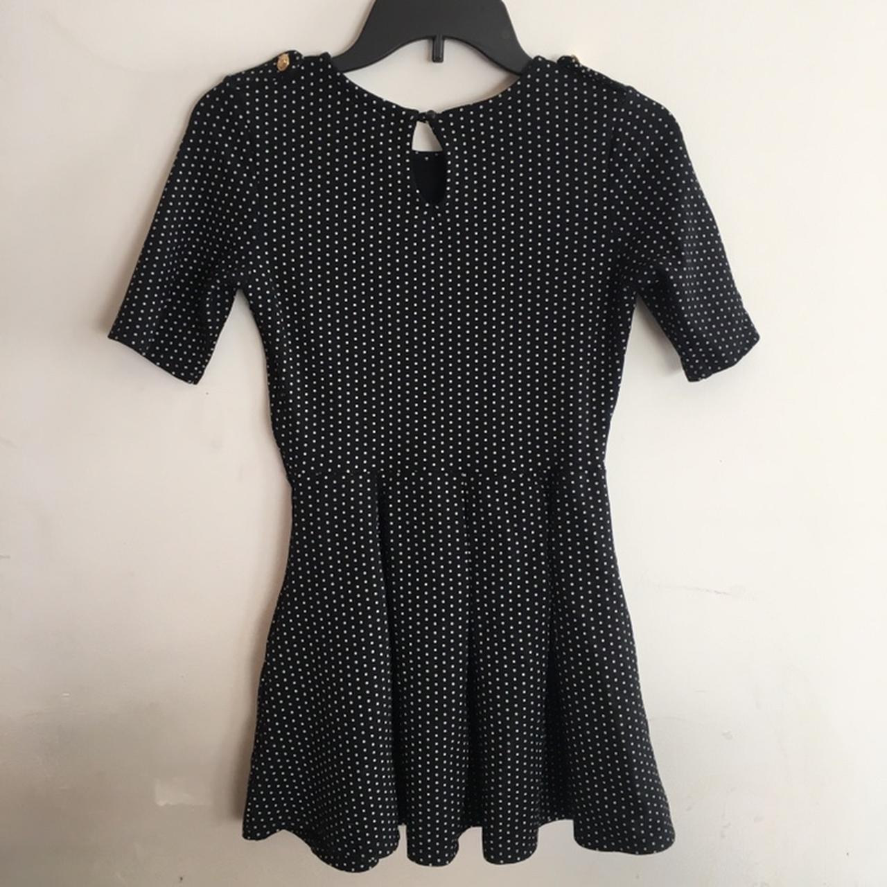 New forever 21 polka dot dress with gold anchor... - Depop