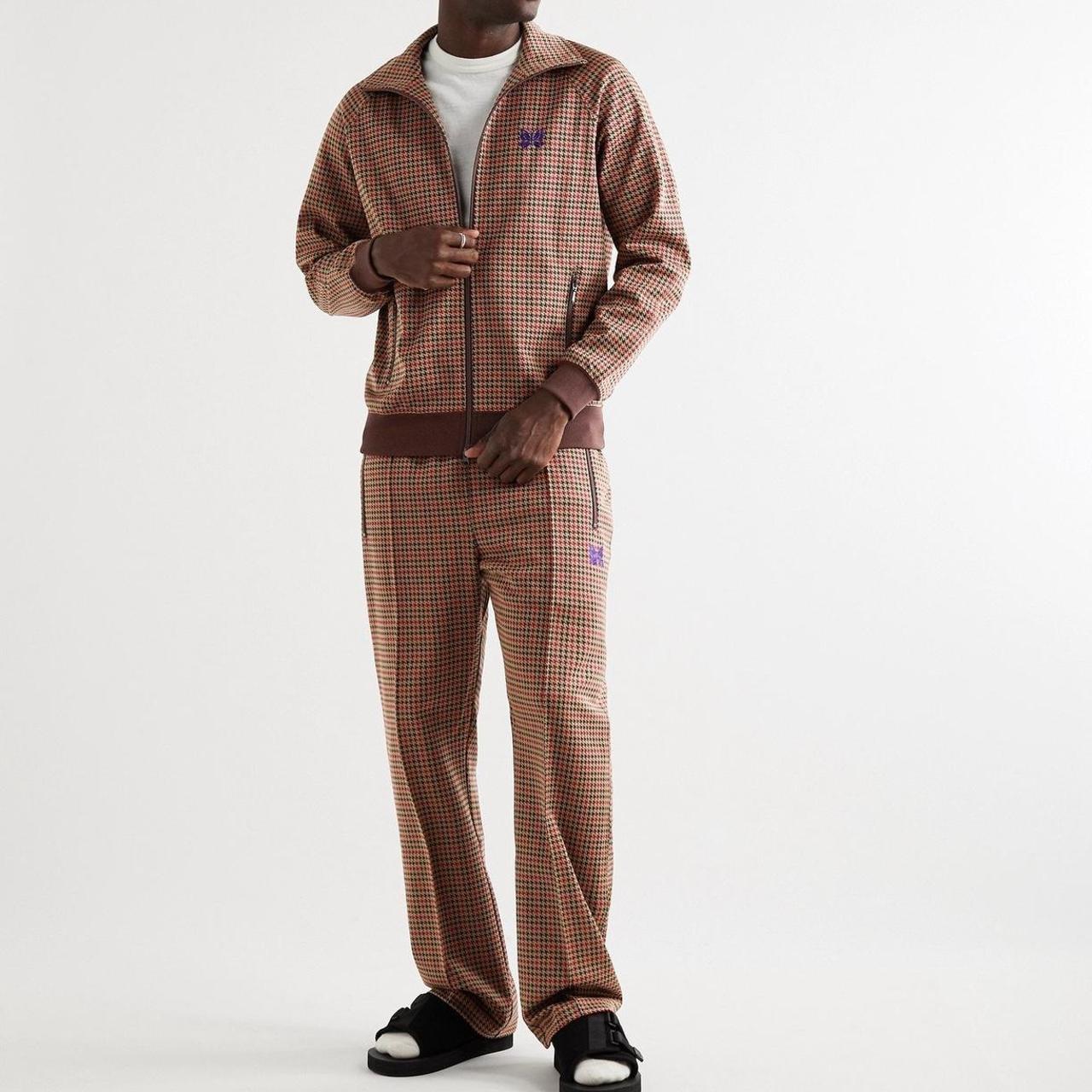 houndstooth track jacket