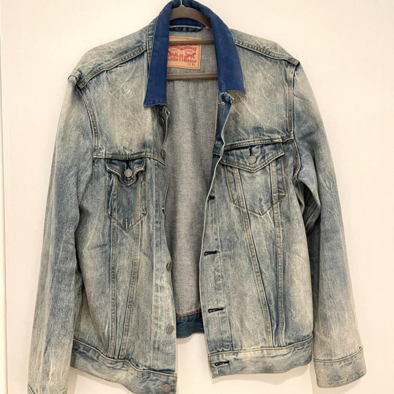 levis denim jacket corduroy collar